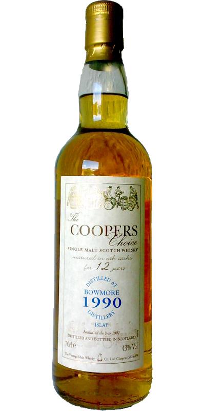 Bowmore 1990 VM The Cooper's Choice
