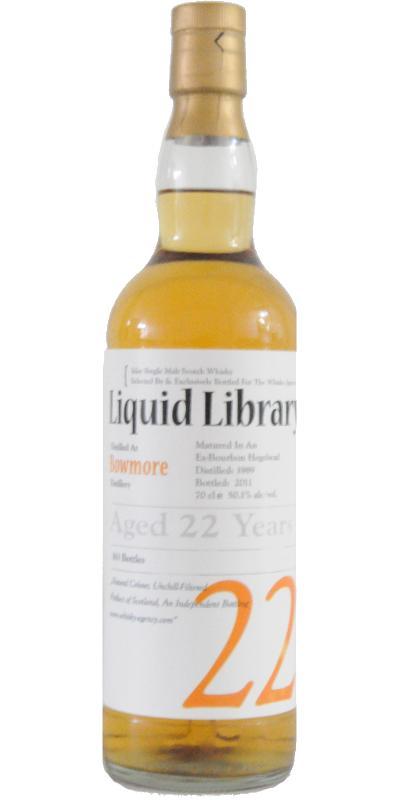 Bowmore 1989 TWA Liquid Library