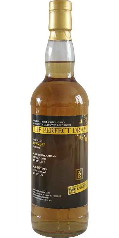 Bowmore 1993 TWA The Perfect Dram with Three Rivers Tokyo