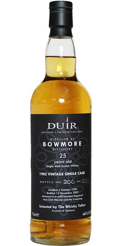 Bowmore 1982 TWT Duir - 2nd Limited Edition