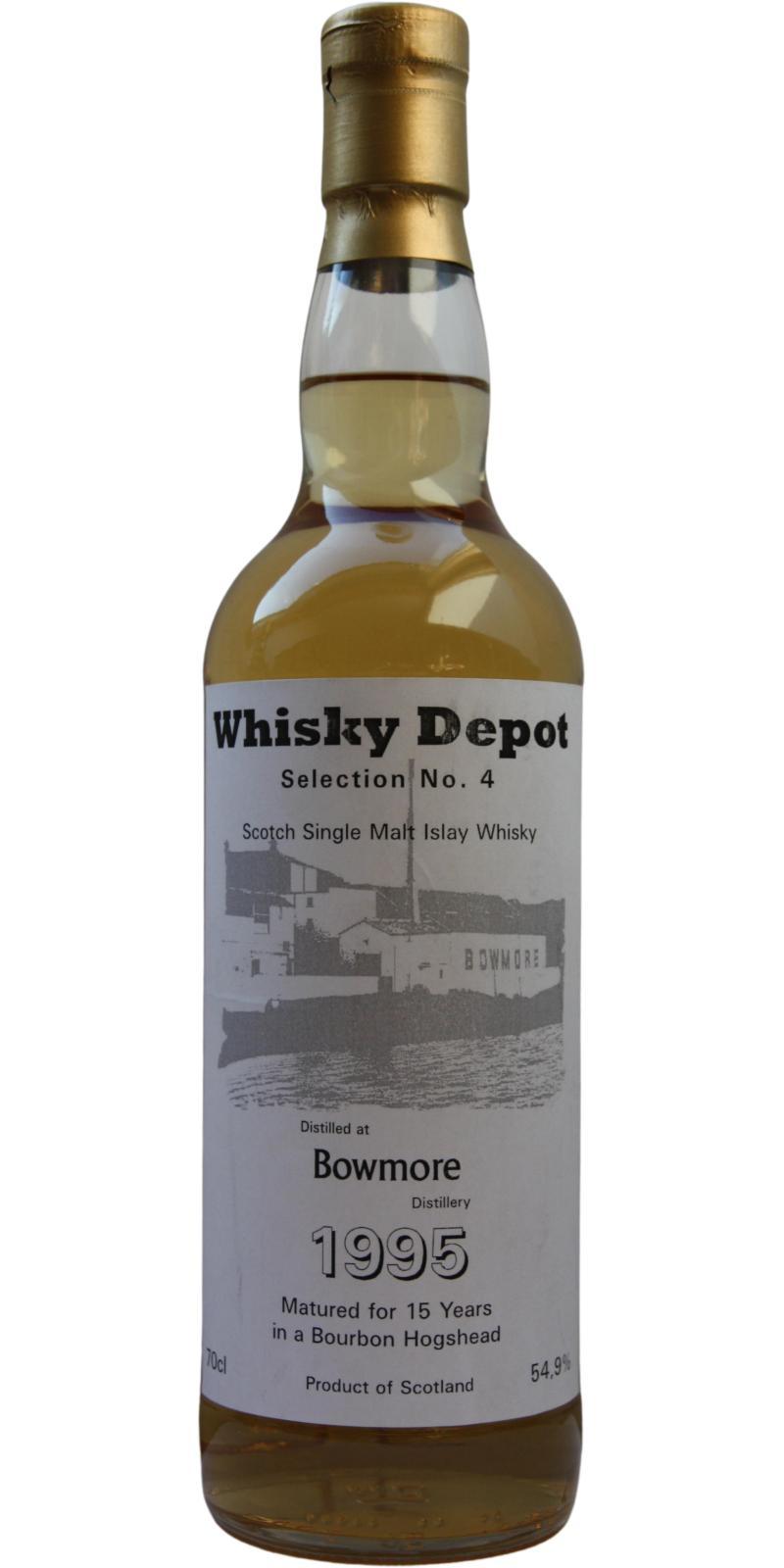 Bowmore 1995 UD Whisky Depot Selection No. 4