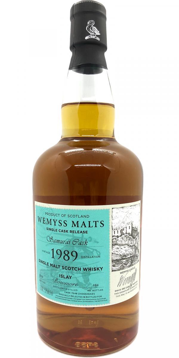 Bowmore 1989 Wy Samurai Cask