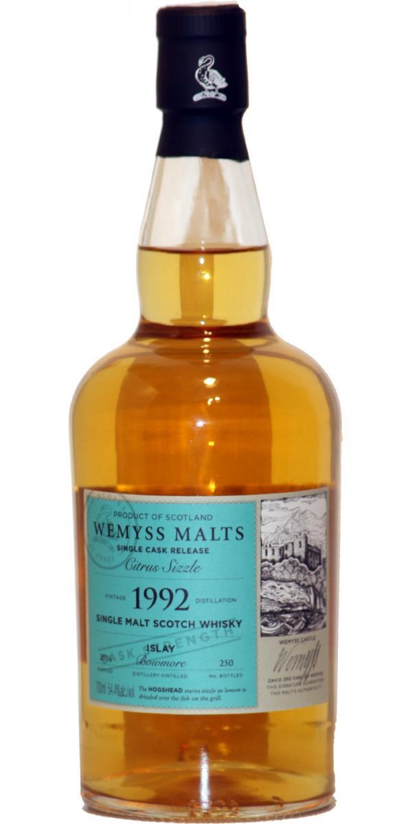 Bowmore 1992 Wy Citrus Sizzle