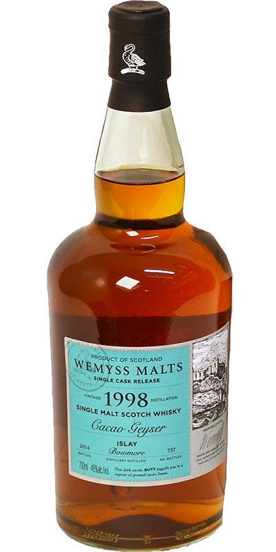 Bowmore 1998 Wy Cacao Geyser