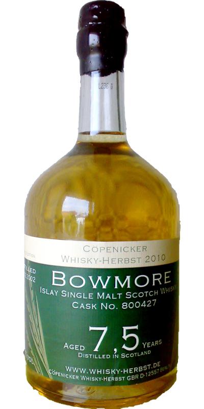 Bowmore 2002 Wk Coepenicker Whiskyherbst 2010