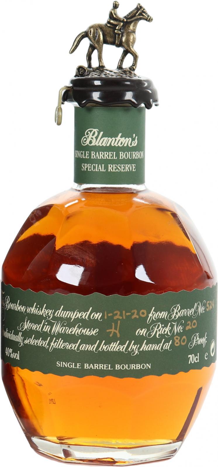 Blanton's Single Barrel Special Reserve