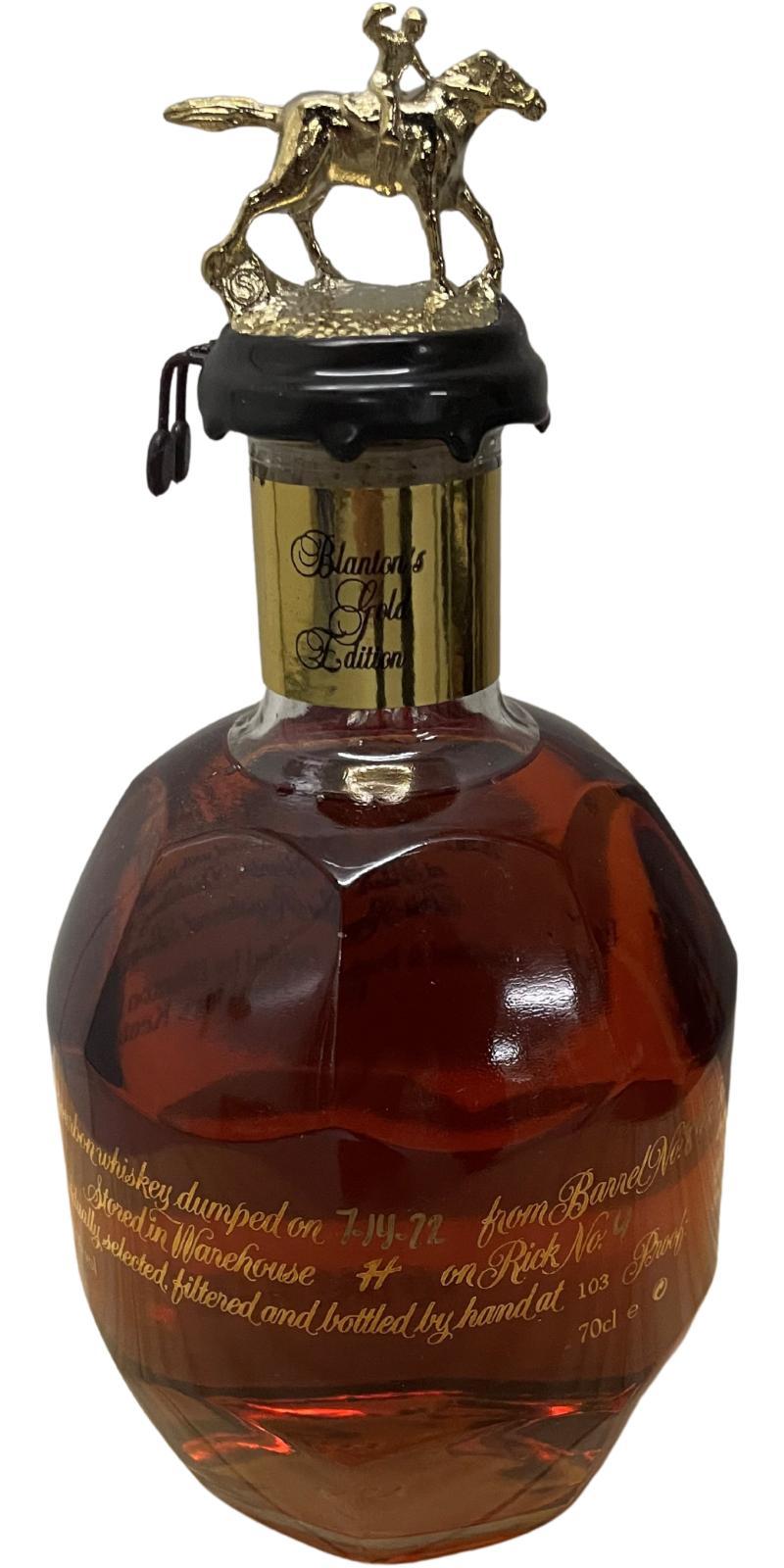 Blanton's Single Barrel Gold Edition