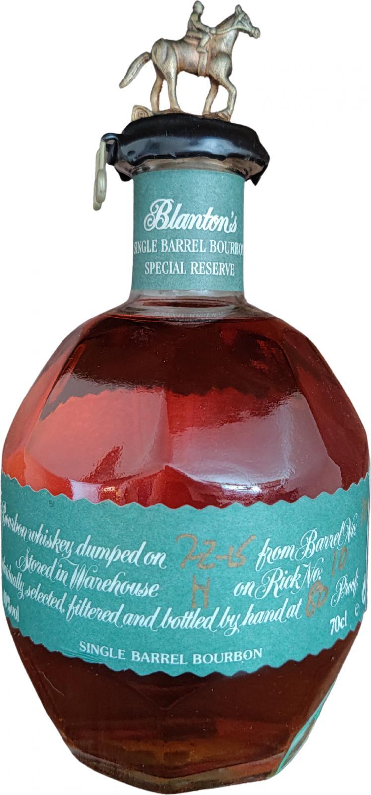 Blanton's Single Barrel Special Reserve
