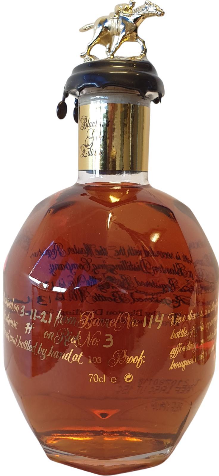 Blanton's Single Barrel Gold Edition
