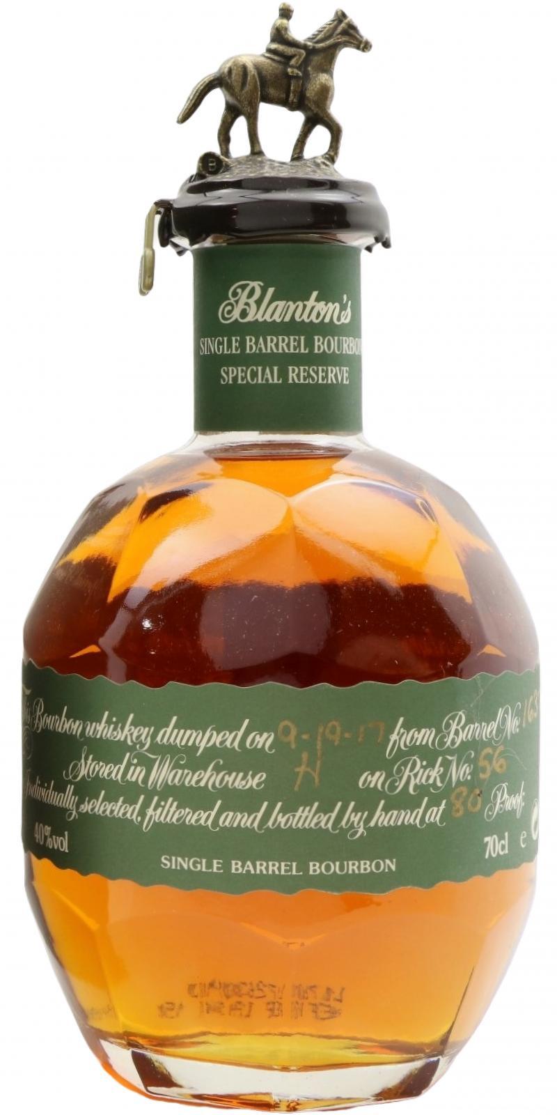 Blanton's Single Barrel Special Reserve