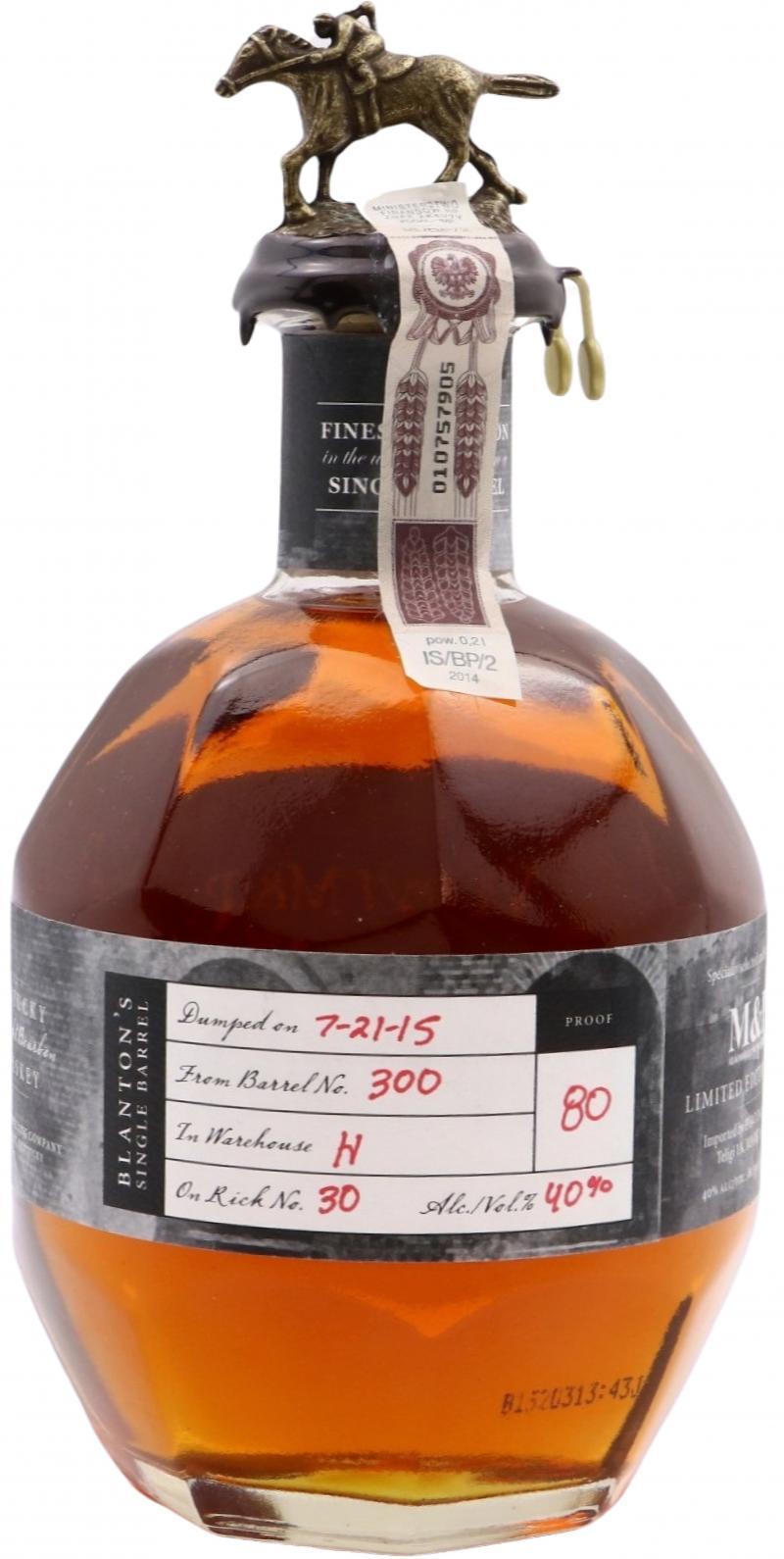 Blanton's Single Barrel