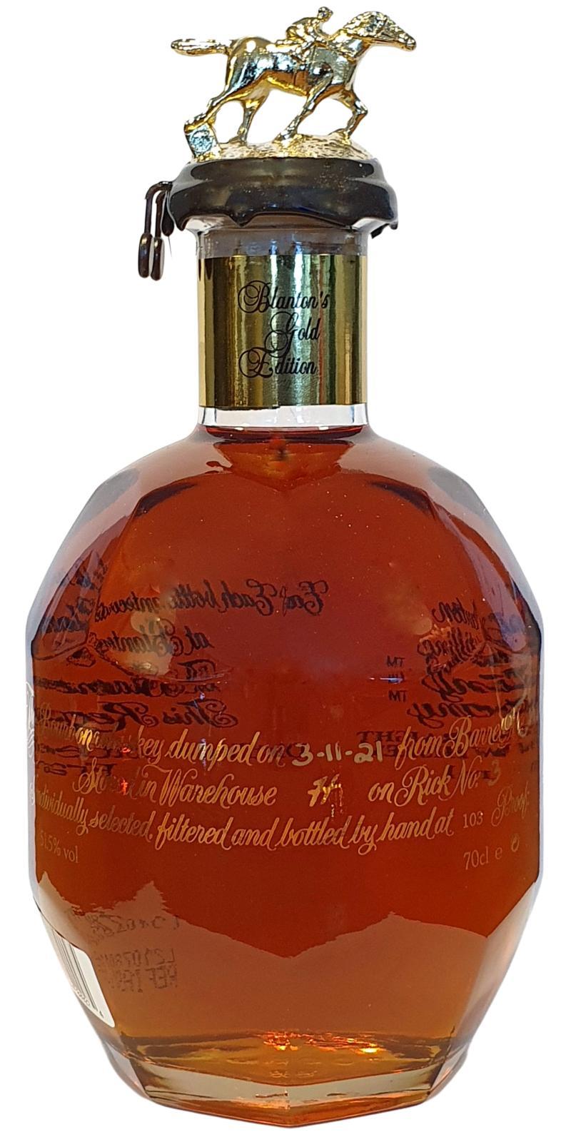 Blanton's Single Barrel Gold Edition