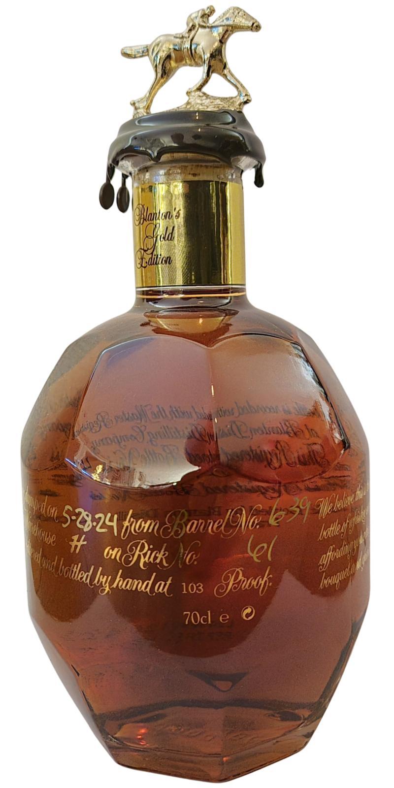Blanton's Single Barrel Gold Edition