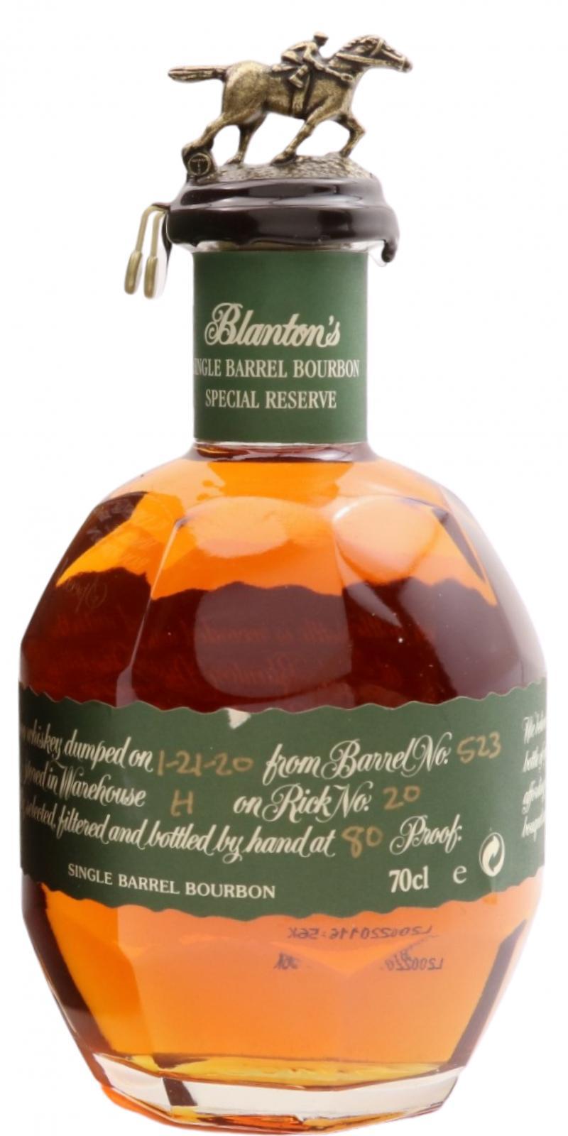 Blanton's Single Barrel Special Reserve