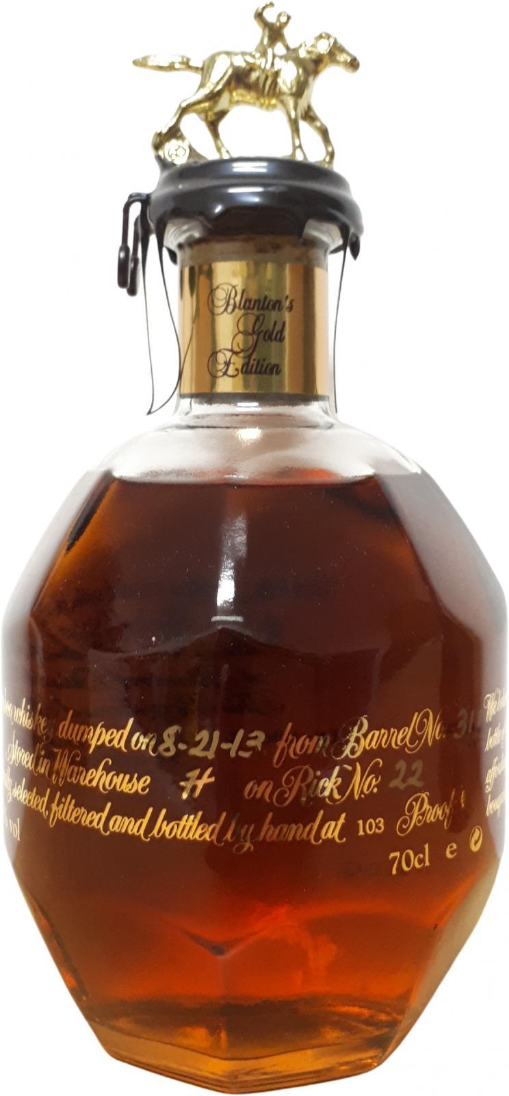 Blanton's Single Barrel Gold Edition