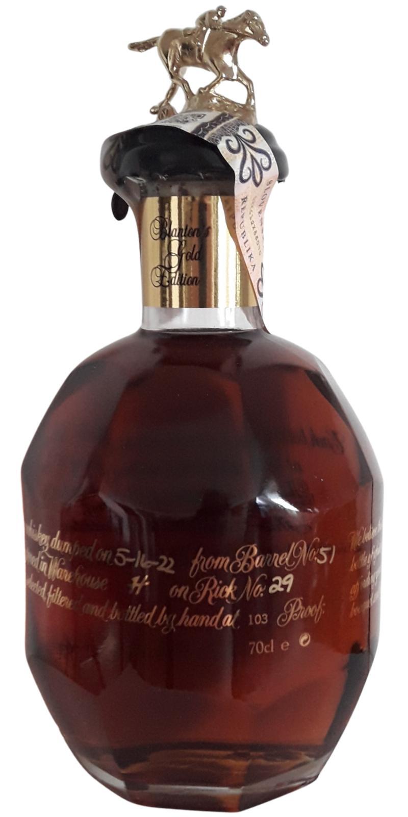 Blanton's Single Barrel Gold Edition