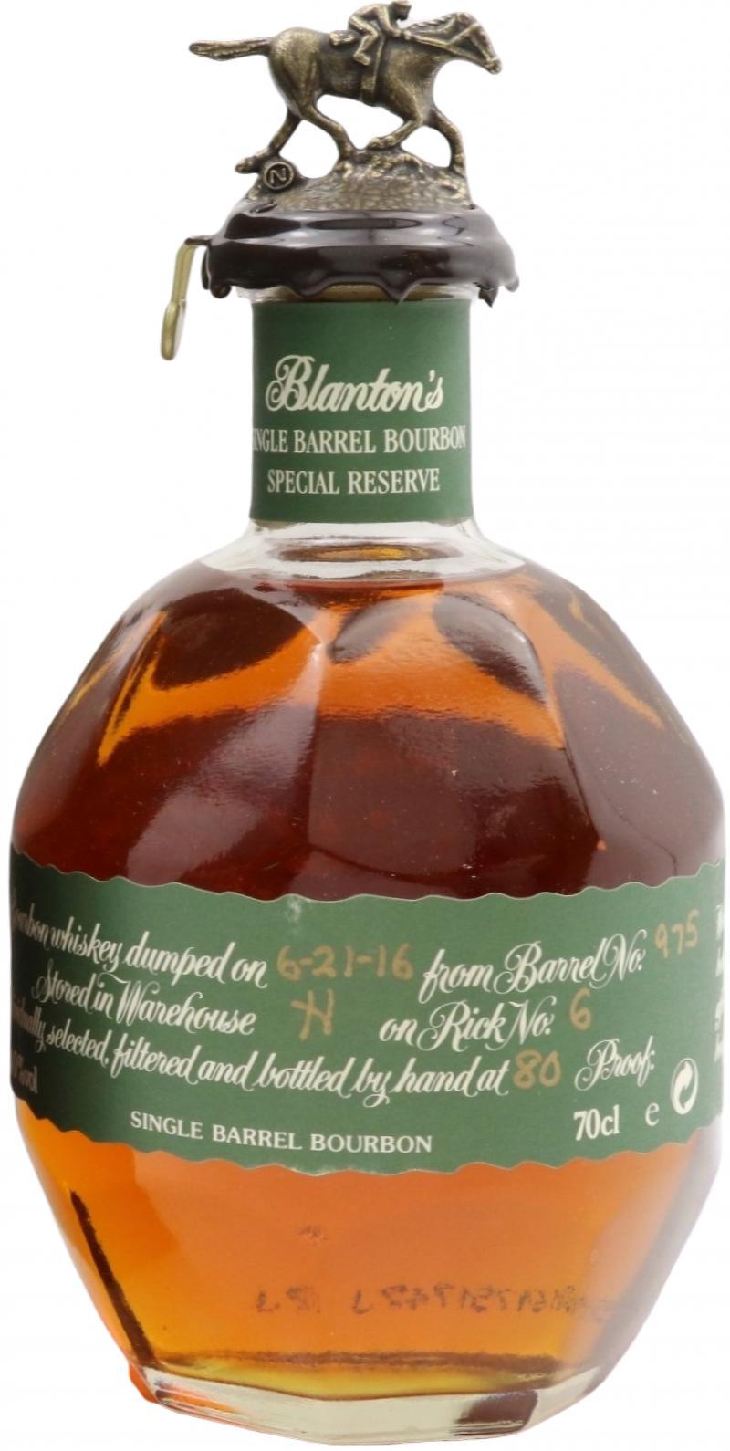 Blanton's Single Barrel Special Reserve