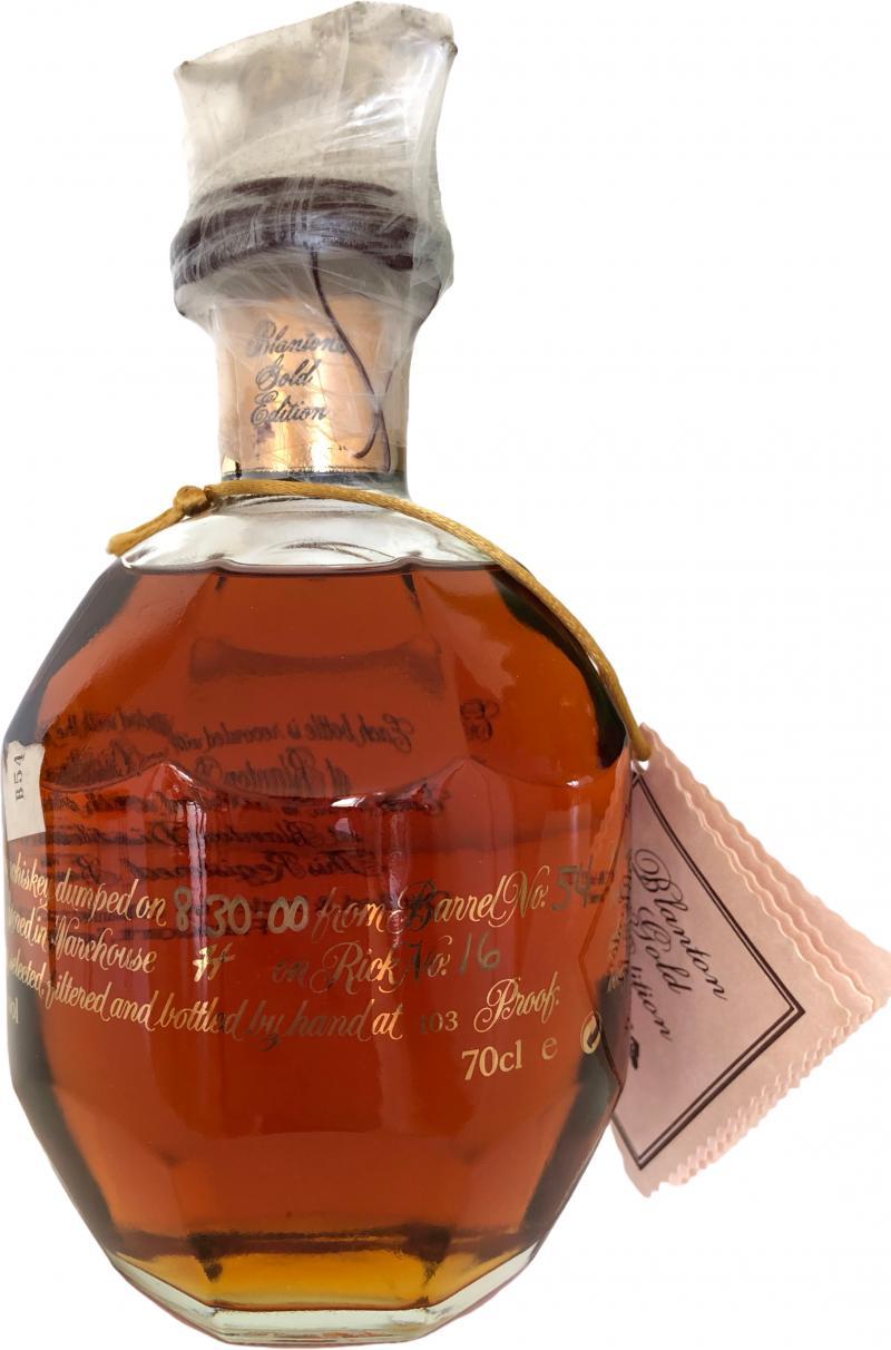 Blanton's Single Barrel Gold Edition