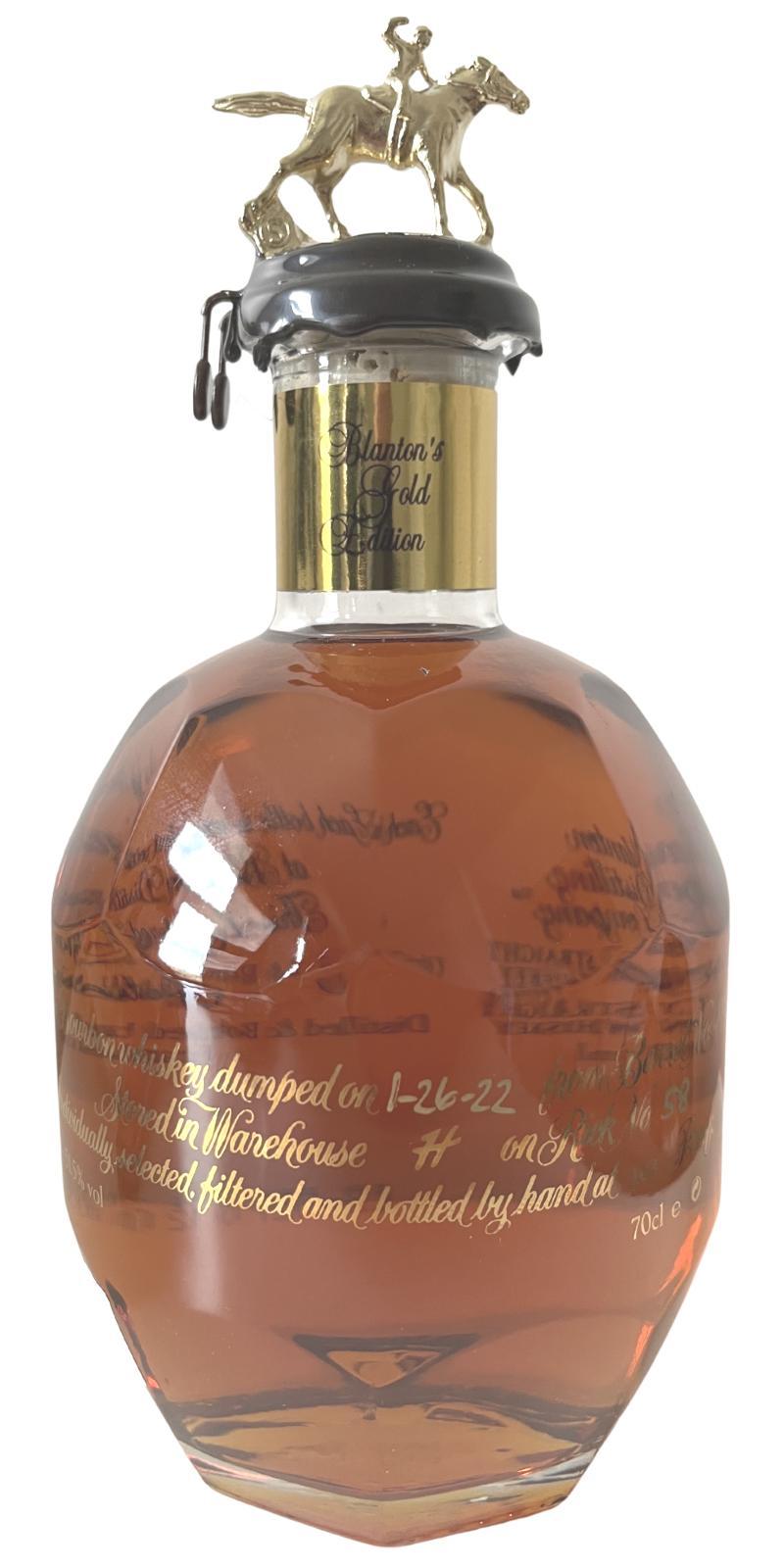 Blanton's Single Barrel Gold Edition