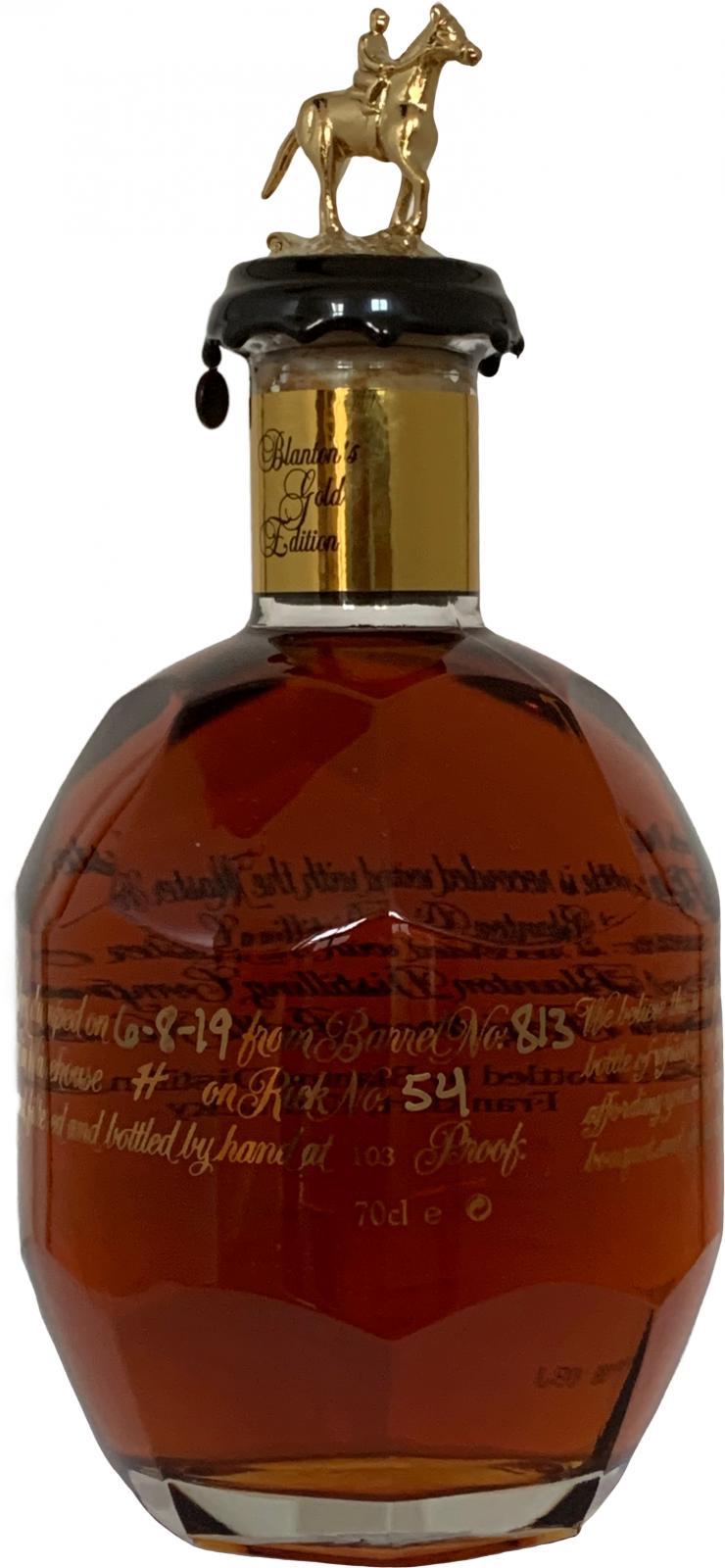 Blanton's Single Barrel Gold Edition