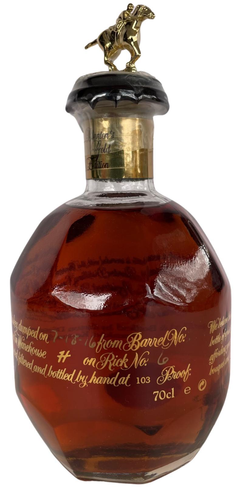 Blanton's Single Barrel Gold Edition