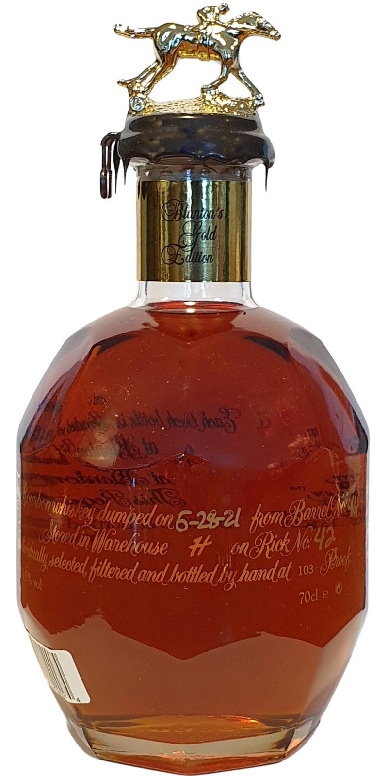 Blanton's Single Barrel Gold Edition