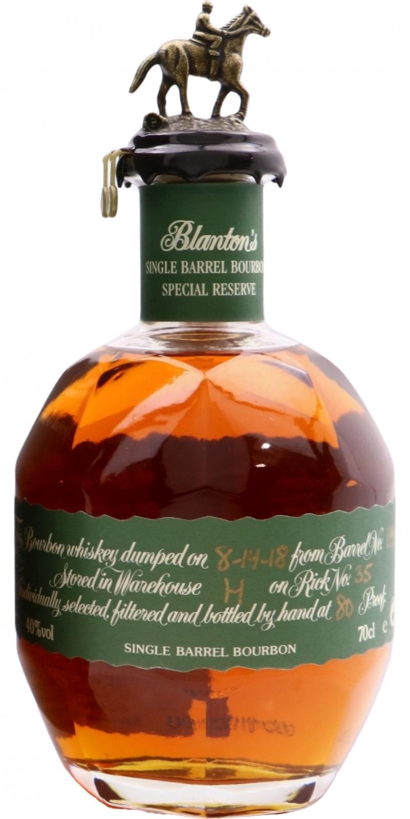 Blanton's Single Barrel Special Reserve