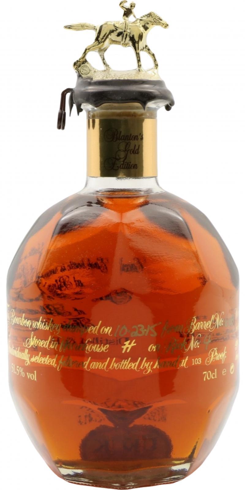 Blanton's Single Barrel Gold Edition