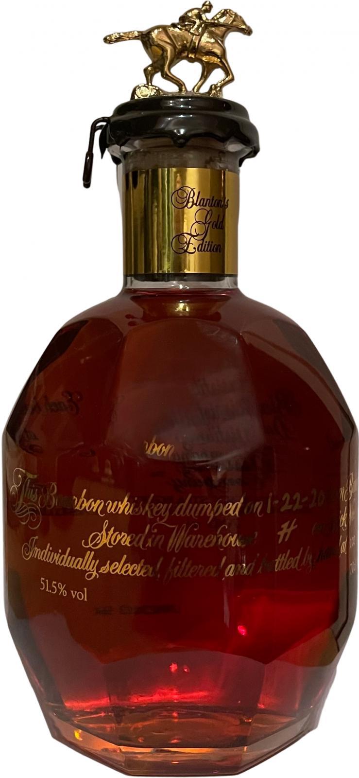 Blanton's Single Barrel Gold Edition