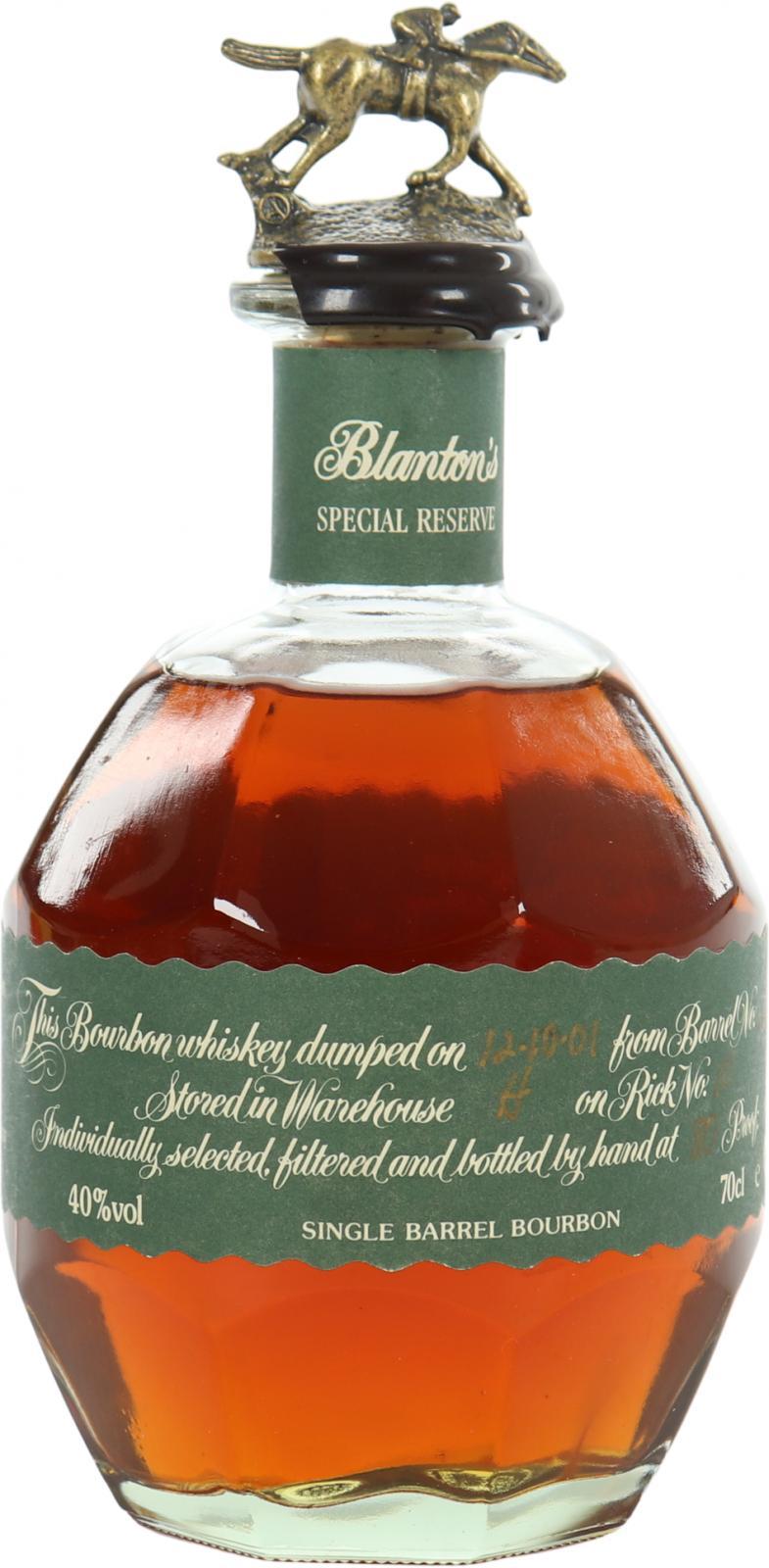 Blanton's Single Barrel Special Reserve
