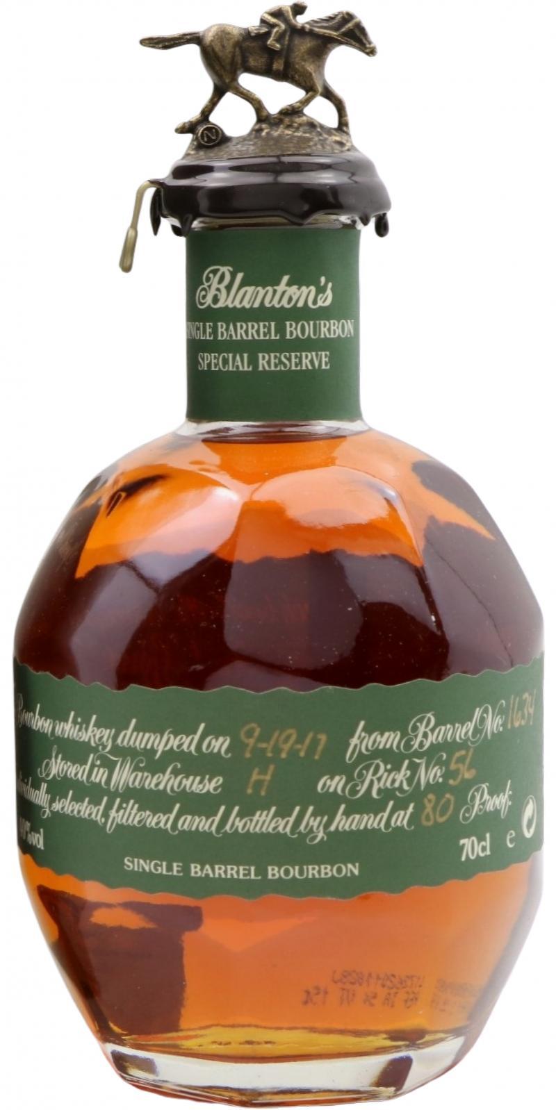 Blanton's Single Barrel Special Reserve