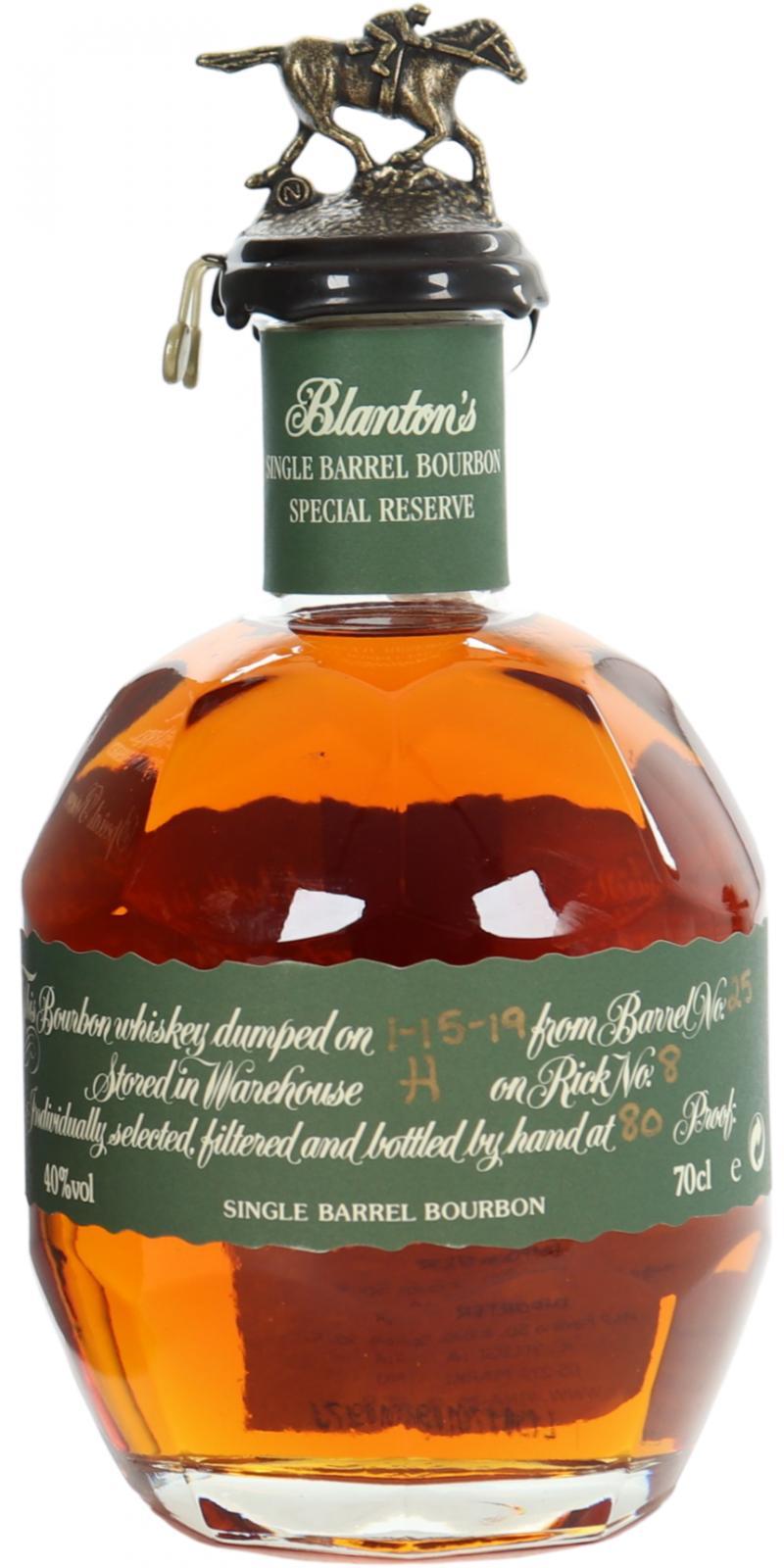 Blanton's Single Barrel Special Reserve