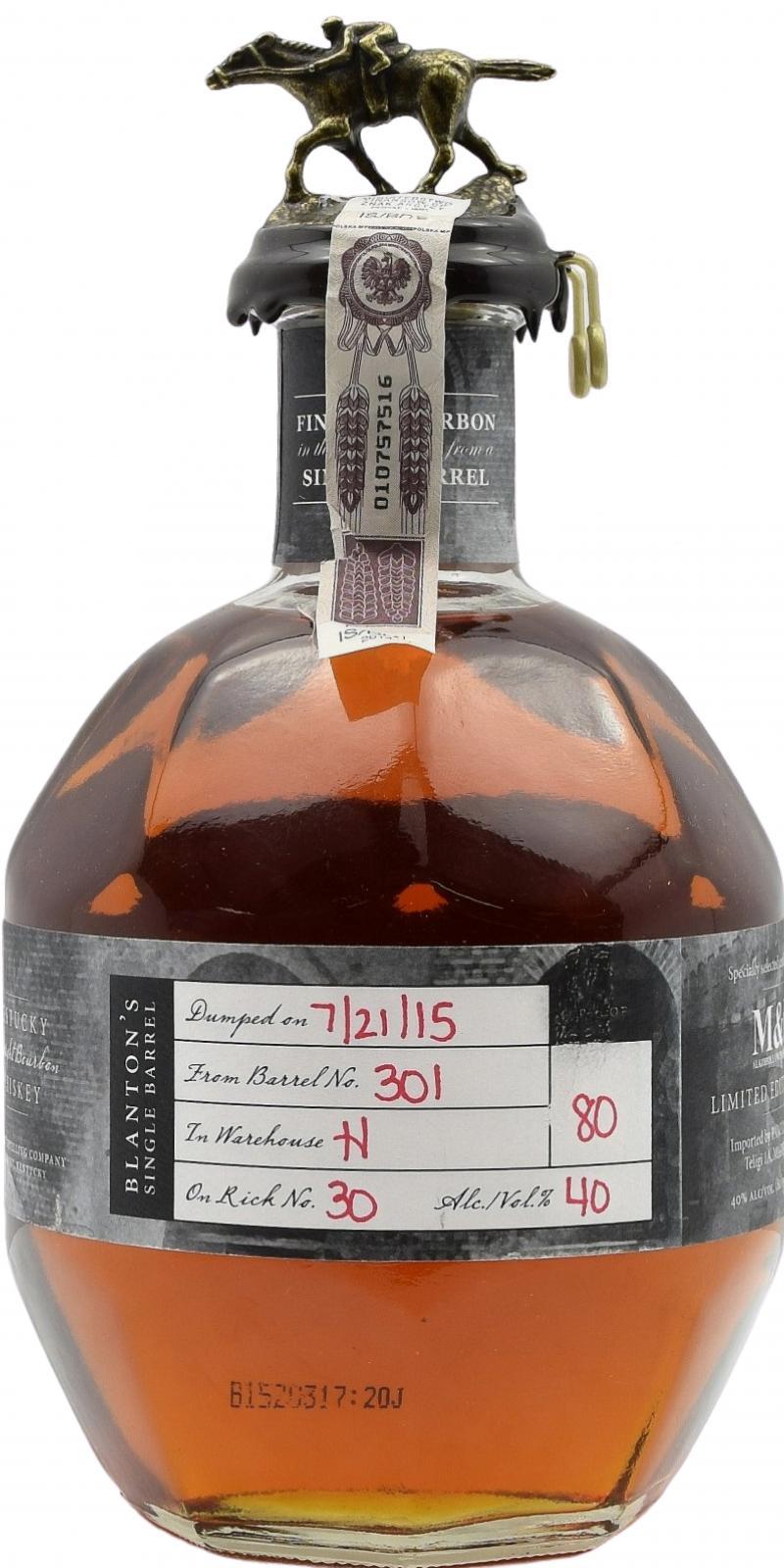 Blanton's Single Barrel