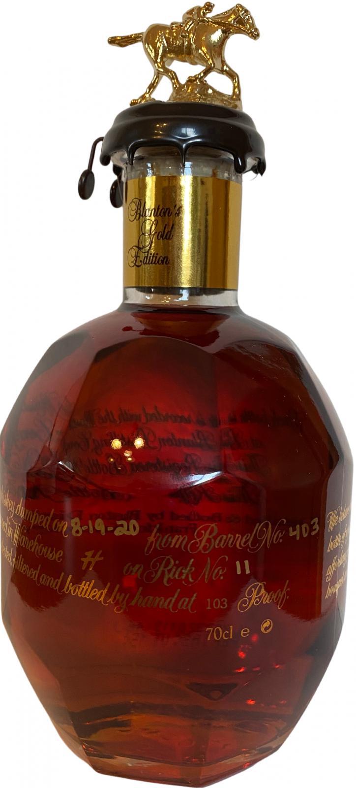 Blanton's Single Barrel Gold Edition