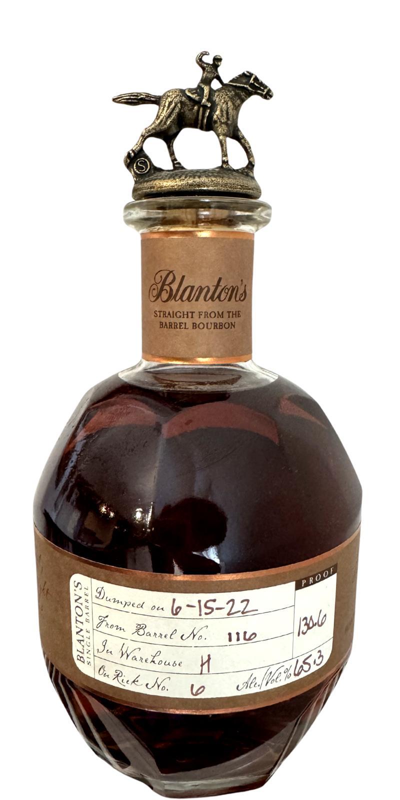 Blanton's Straight from the Barrel