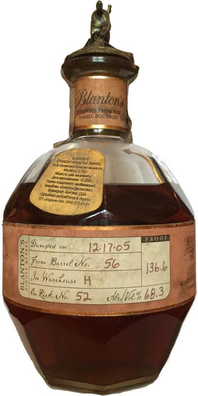 Blanton's Straight from the Barrel
