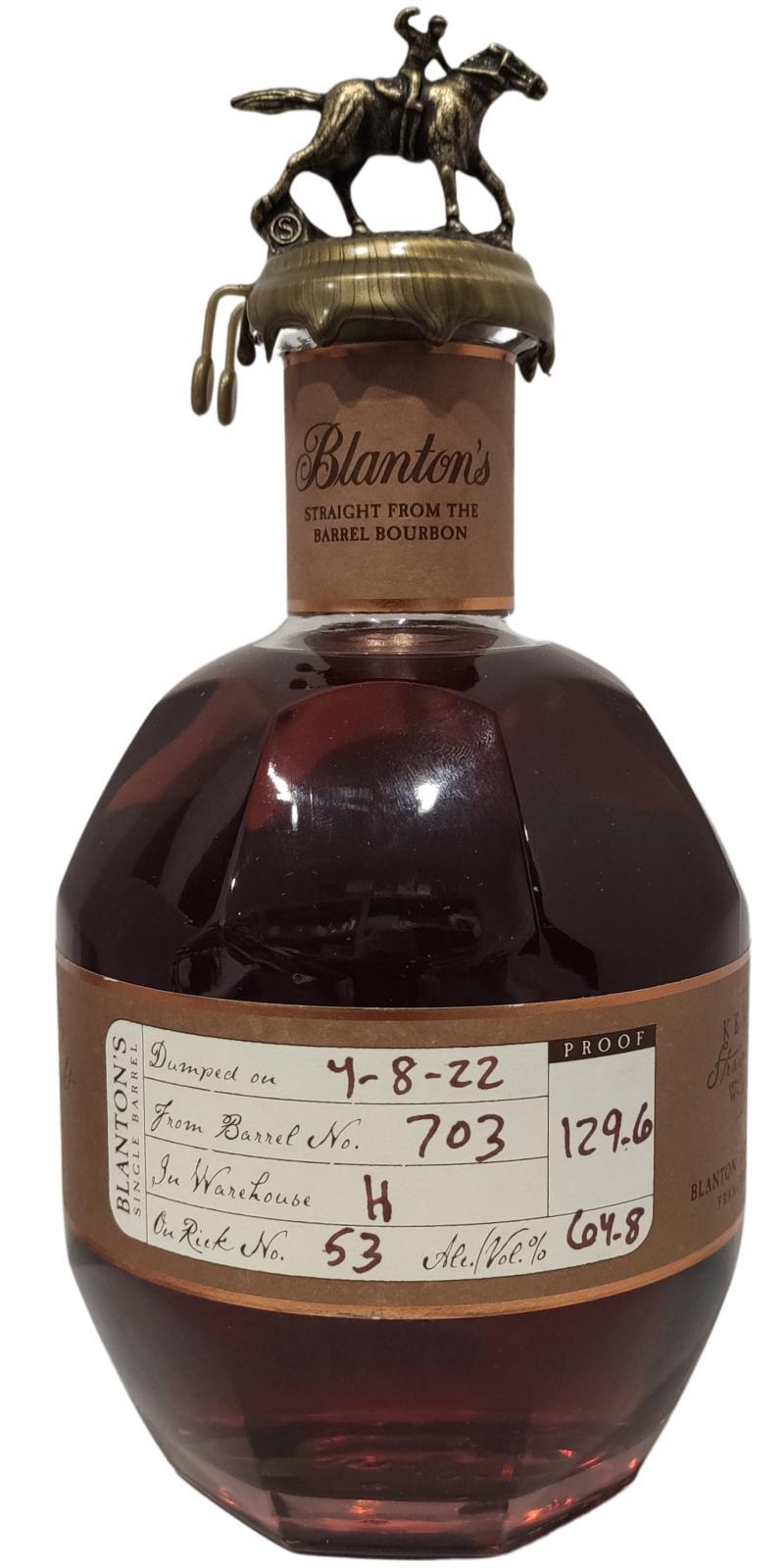 Blanton's Straight from the Barrel
