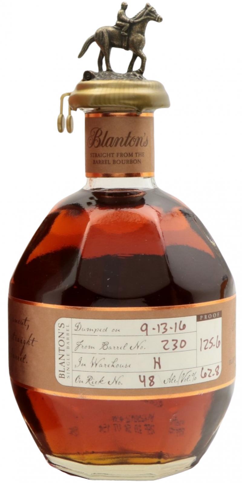 Blanton's Straight from the Barrel