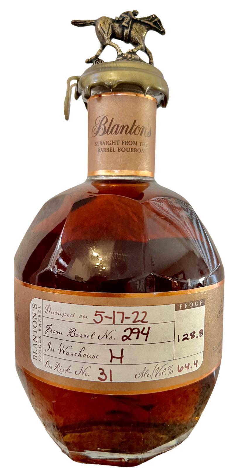 Blanton's Straight From The Barrel