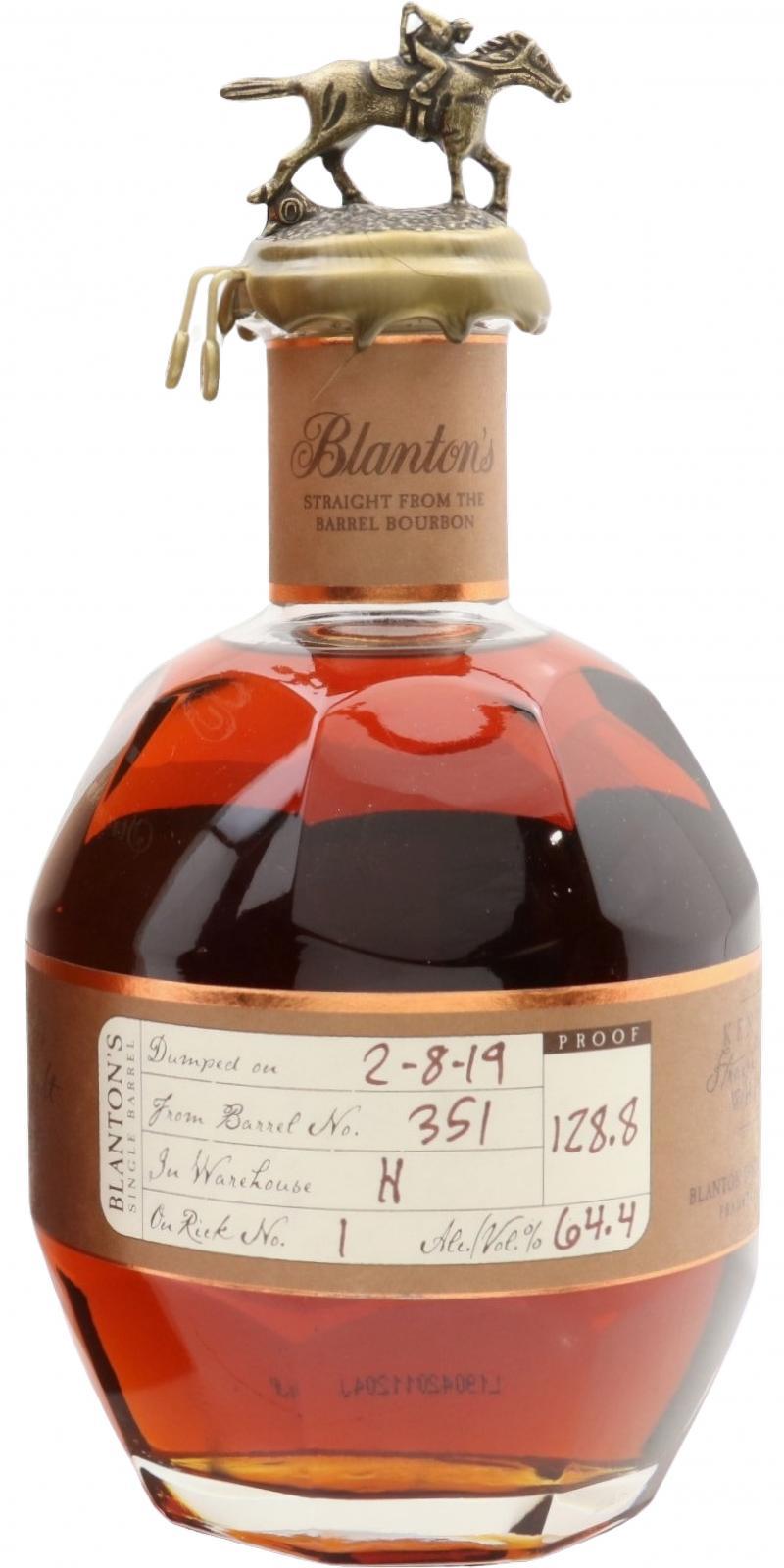 Blanton's Straight from the Barrel