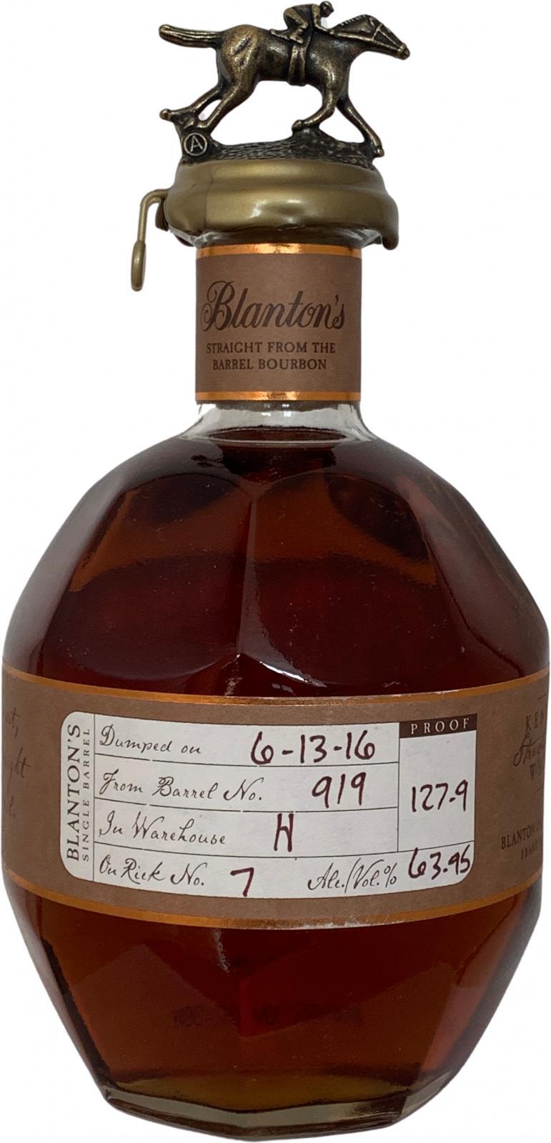 Blanton's Straight from the Barrel