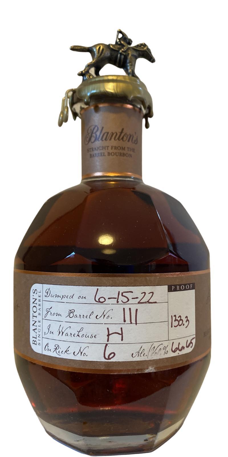 Blanton's Straight from the Barrel