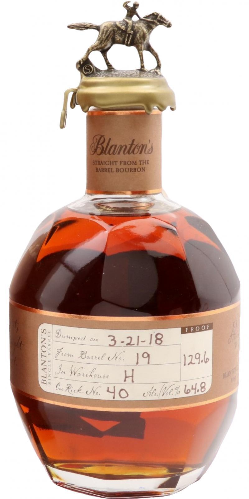 Blanton's Straight from the Barrel