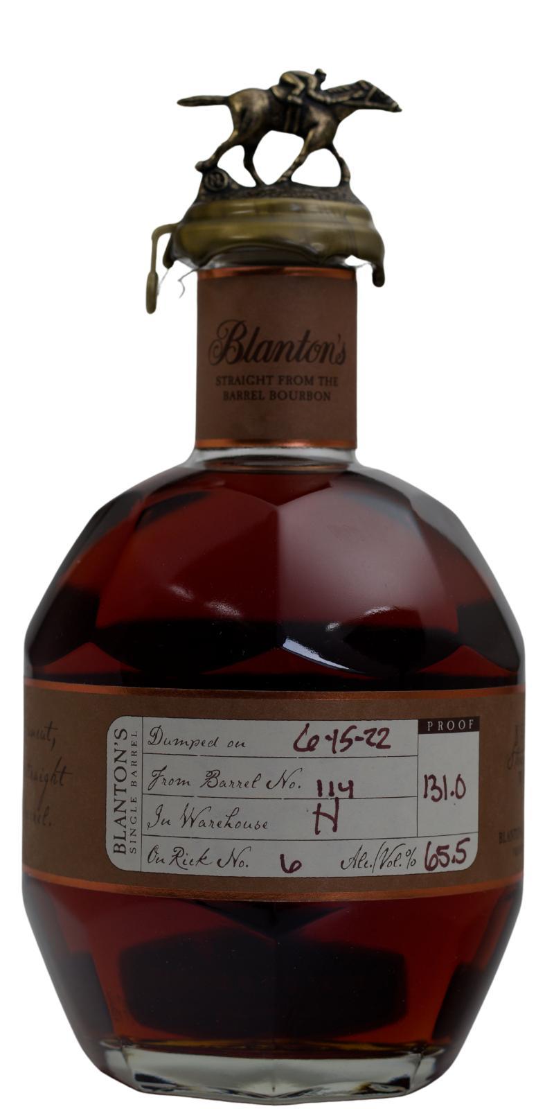 Blanton's Straight from the Barrel