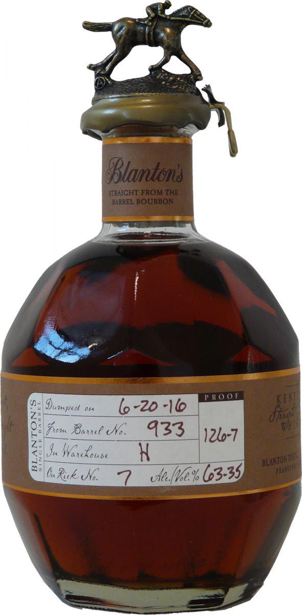 Blanton's Straight from the Barrel