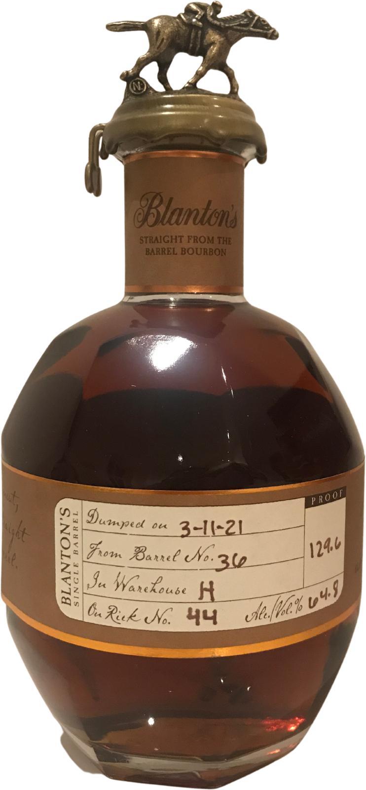 Blanton's Straight from the barrel
