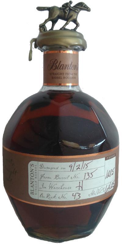 Blanton's Straight from the Barrel