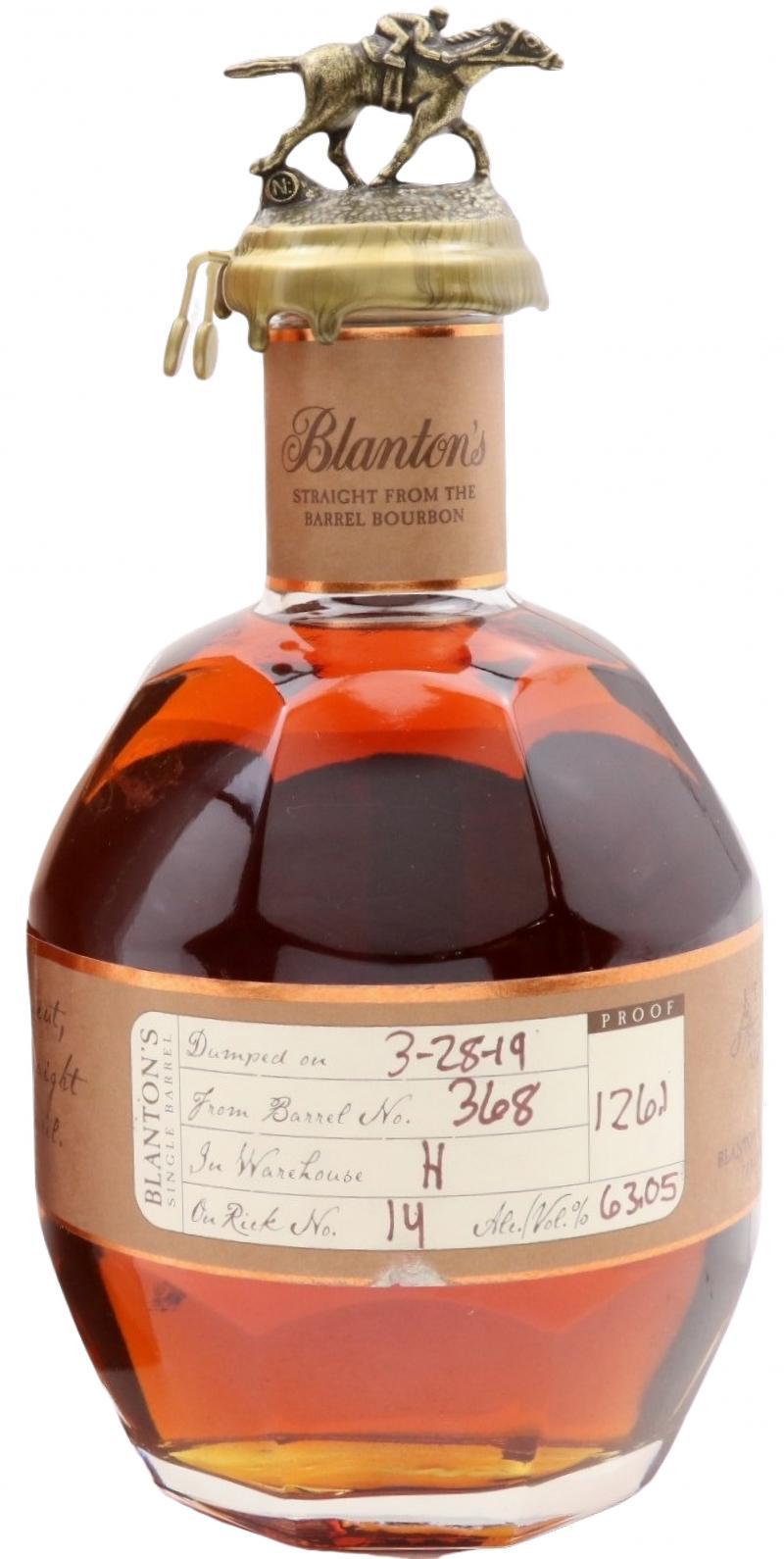 Blanton's Straight from the Barrel