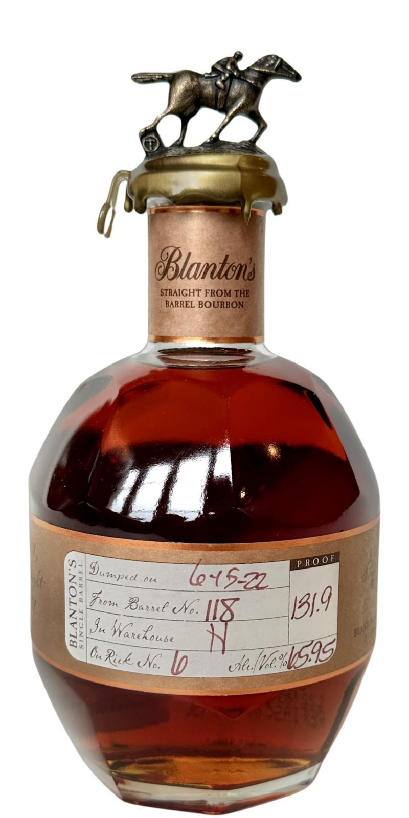 Blanton's Straight From The Barrel