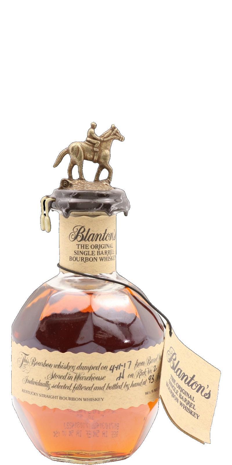 Blanton's The Original Single Barrel Bourbon Whiskey